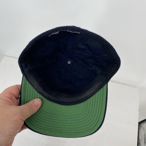 Blue Marlin New York Black Yankees Vintage Style Baseball Cap Hat Men's Size M - Picture 5 of 6